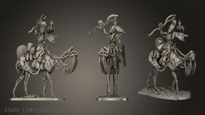 Figurines heroes, monsters and demons (Camel Hero Torso, STKM_12407) 3D models for cnc