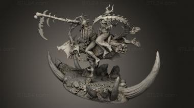 Figurines heroes, monsters and demons (Bloodhorn Riders Rider, STKM_12411) 3D models for cnc