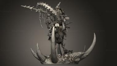 Figurines heroes, monsters and demons (Bloodhorn Riders Rider, STKM_12411) 3D models for cnc