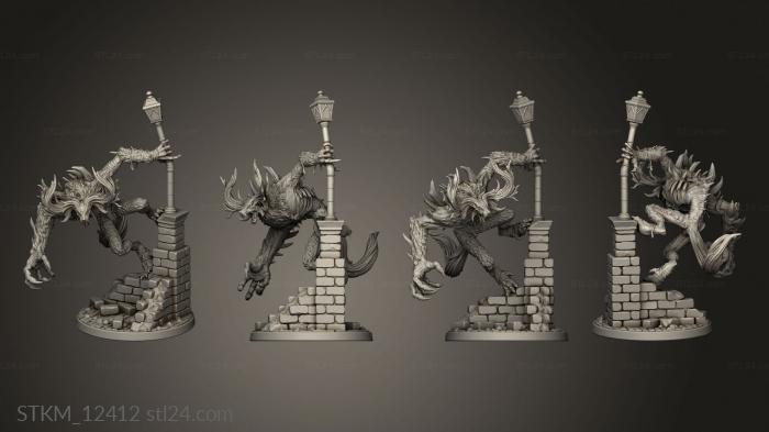Figurines heroes, monsters and demons (Bloodhunter Beast Epic, STKM_12412) 3D models for cnc