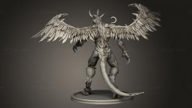 Figurines heroes, monsters and demons (Bronzik Chained One Platform, STKM_12413) 3D models for cnc