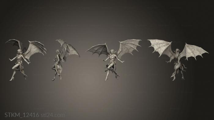 Figurines heroes, monsters and demons (Cae Dracula Camilla, STKM_12416) 3D models for cnc