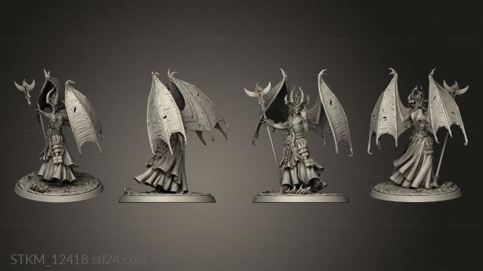 Figurines heroes, monsters and demons (City Portals Rakuno, STKM_12418) 3D models for cnc
