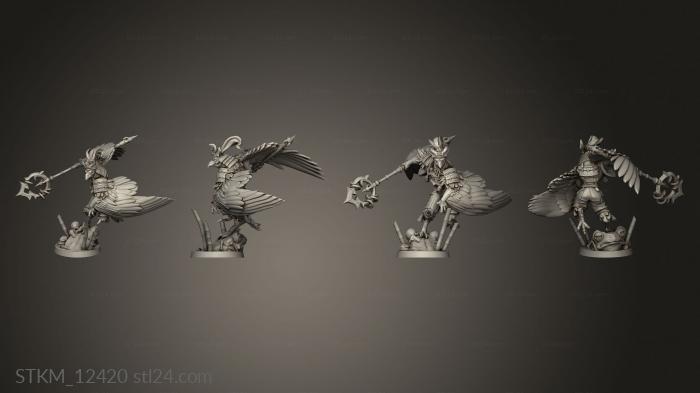Figurines heroes, monsters and demons (BTB Tengu japanese BULLET TOWN Character, STKM_12420) 3D models for cnc