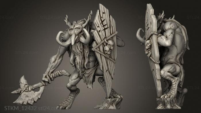 Figurines heroes, monsters and demons (Depth Ones Zukki the Cellist Troll Music, STKM_12432) 3D models for cnc