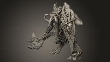 Figurines heroes, monsters and demons (Depth Ones Zukki the Cellist Troll Music, STKM_12432) 3D models for cnc