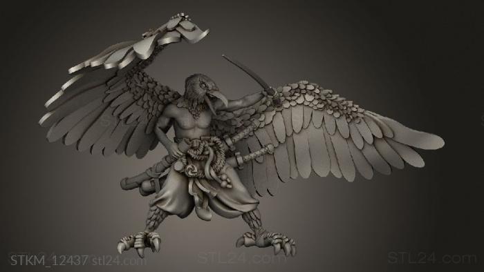 Figurines heroes, monsters and demons (Box Ishiman IS, STKM_12437) 3D models for cnc