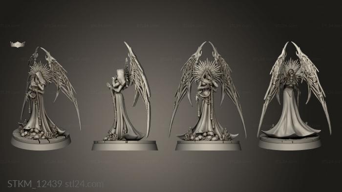 Figurines heroes, monsters and demons (Dance the Vampires Acrimonia Cursed Saint, STKM_12439) 3D models for cnc