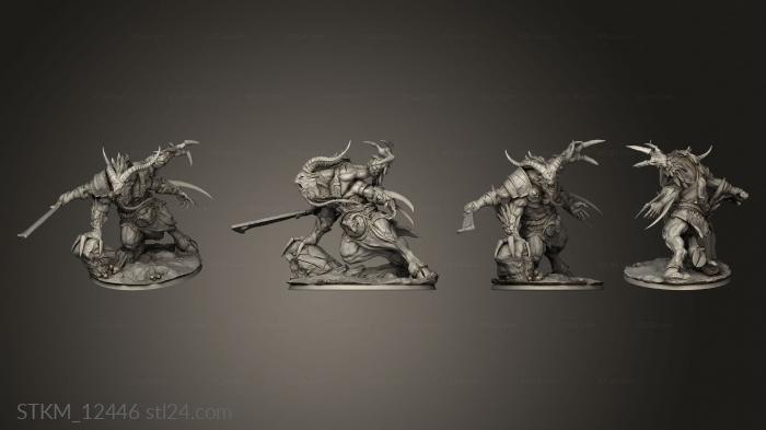 Figurines heroes, monsters and demons (Brekthos the Devourer, STKM_12446) 3D models for cnc