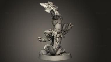 Figurines heroes, monsters and demons (Plague Mine Kobolds Modular Kobold, STKM_12455) 3D models for cnc