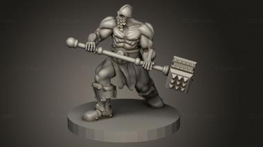 Figurines heroes, monsters and demons (Brute, STKM_12465) 3D models for cnc