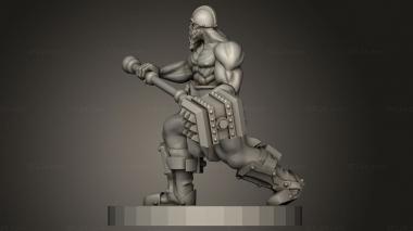 Figurines heroes, monsters and demons (Brute, STKM_12465) 3D models for cnc