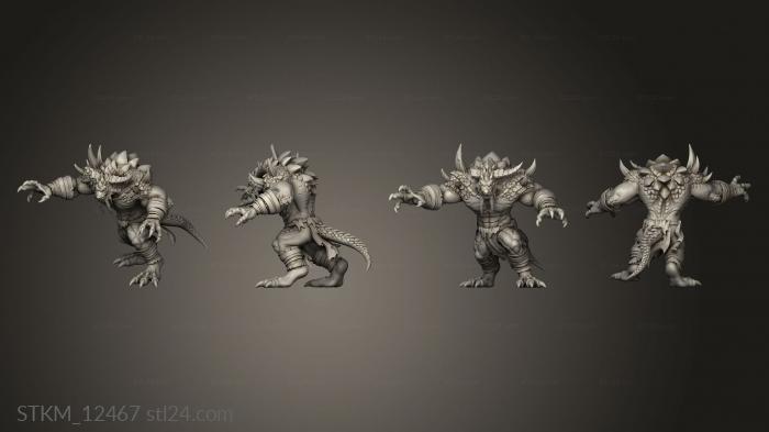 Figurines heroes, monsters and demons (Drakkisath Wyrmwracked Atrocity, STKM_12467) 3D models for cnc