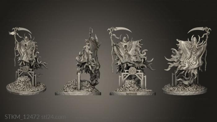 Figurines heroes, monsters and demons (Death, STKM_12472) 3D models for cnc