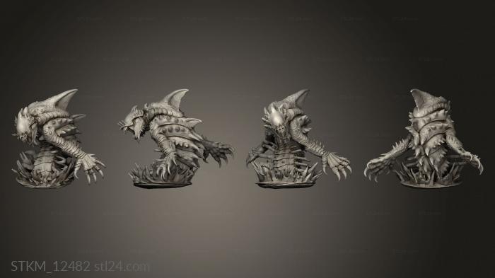 Figurines heroes, monsters and demons (dunestalker, STKM_12482) 3D models for cnc