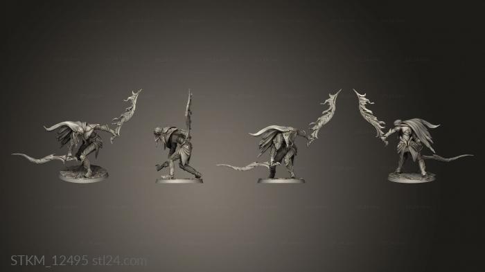 Figurines heroes, monsters and demons (Bullet Souls Emma ch, STKM_12495) 3D models for cnc