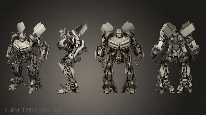 Figurines heroes, monsters and demons (bumblebee, STKM_12498) 3D models for cnc