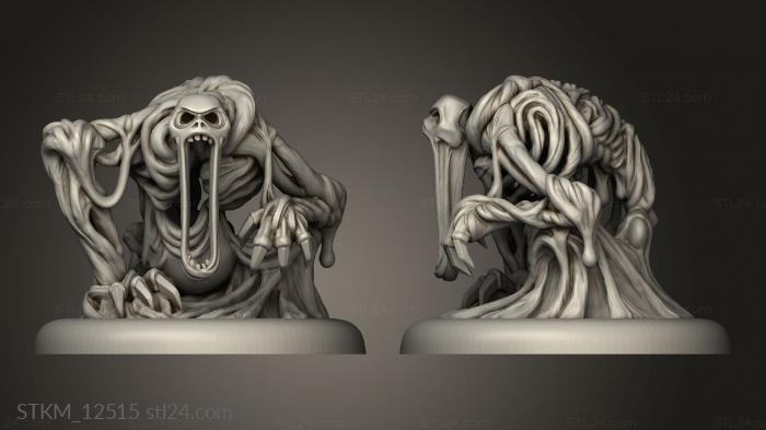 Figurines heroes, monsters and demons (Bushido The Cult Yurei Sloth, STKM_12515) 3D models for cnc