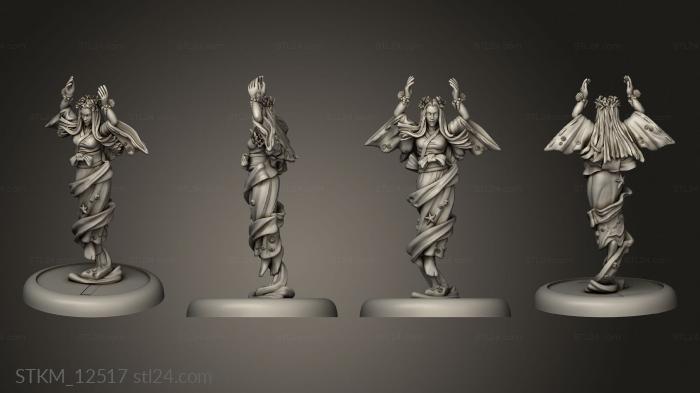 Figurines heroes, monsters and demons (Bushido the Game Asami, STKM_12517) 3D models for cnc