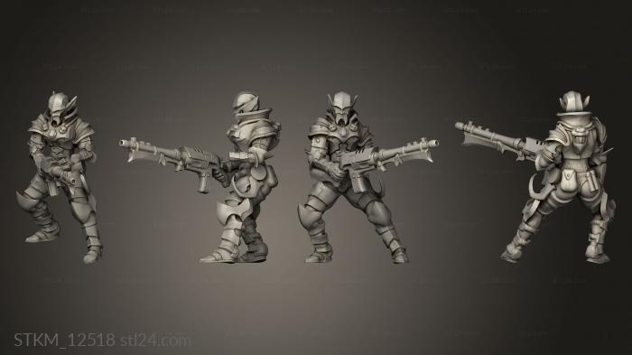 Figurines heroes, monsters and demons (Cabal Legion, STKM_12518) 3D models for cnc