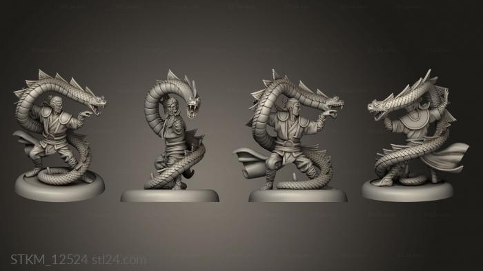 Figurines heroes, monsters and demons (Bushido the Game Kyou, STKM_12524) 3D models for cnc