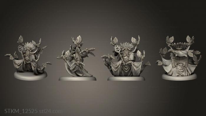 Figurines heroes, monsters and demons (Bushido the Game Naibu, STKM_12525) 3D models for cnc