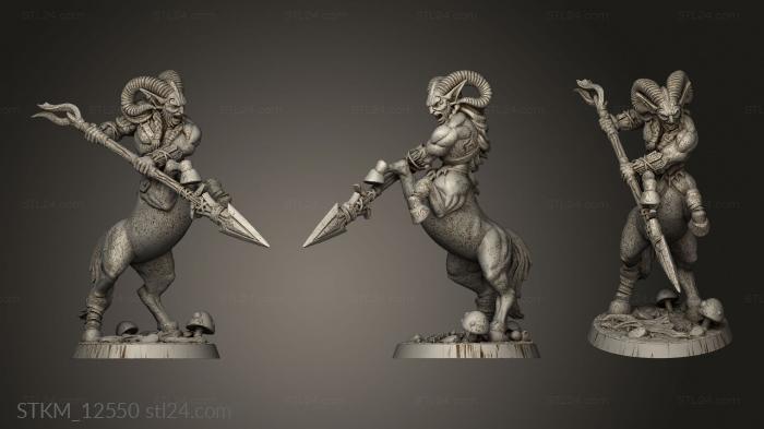 Figurines heroes, monsters and demons (Inside the Magic Forest Ceiron, STKM_12550) 3D models for cnc