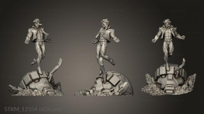 Figurines heroes, monsters and demons (, STKM_12554) 3D models for cnc