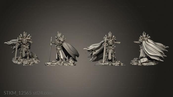 Figurines heroes, monsters and demons (Calibos The Skeleton King, STKM_12565) 3D models for cnc