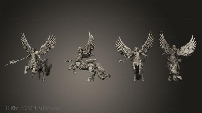 Статуэтки герои, монстры и демоны (Рамух XIV, STKM_12581) 3D модель для ЧПУ станка