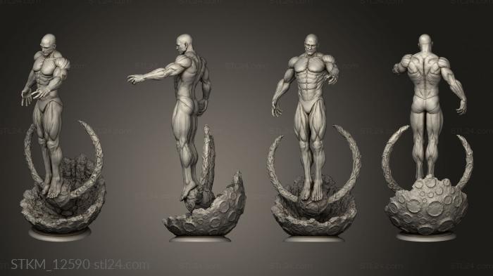 Figurines heroes, monsters and demons (Doctor Manhattan Circle docman, STKM_12590) 3D models for cnc