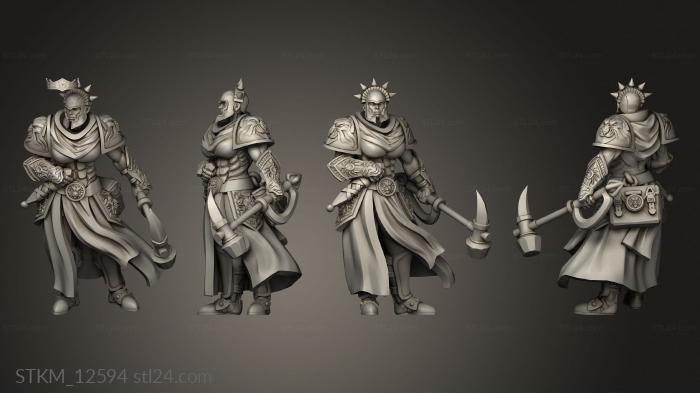 Figurines heroes, monsters and demons (Celestial Scorpio Sacast, STKM_12594) 3D models for cnc