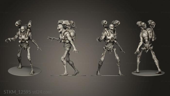 Figurines heroes, monsters and demons (Doom Revenant Monster DESIREFX, STKM_12595) 3D models for cnc