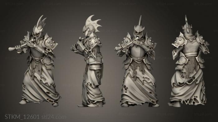 Figurines heroes, monsters and demons (Cemetery Phalanx Musician, STKM_12601) 3D models for cnc