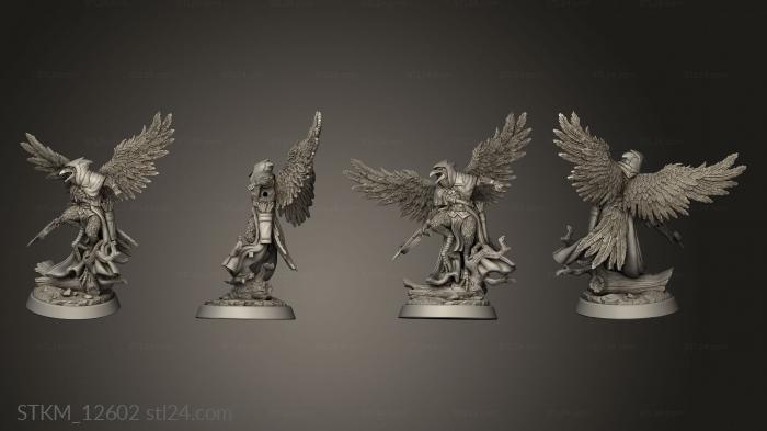 Figurines heroes, monsters and demons (City Portals Were Raven FNAC, STKM_12602) 3D models for cnc