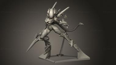 Figurines heroes, monsters and demons (Mecha Knight Odessa, STKM_12624) 3D models for cnc