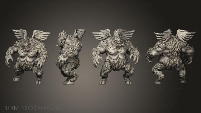 Figurines heroes, monsters and demons (Chaos Lvl IX Nalfeshnee from Realm Paths NALFESHNEE, STKM_12626) 3D models for cnc