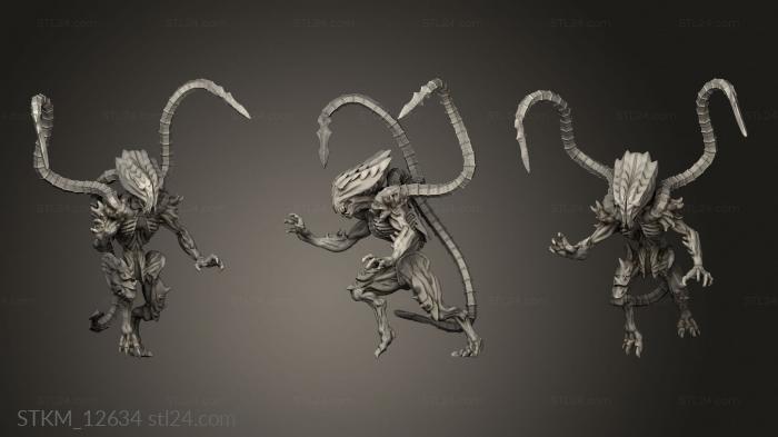 Figurines heroes, monsters and demons (Characters royal stalker, STKM_12634) 3D models for cnc