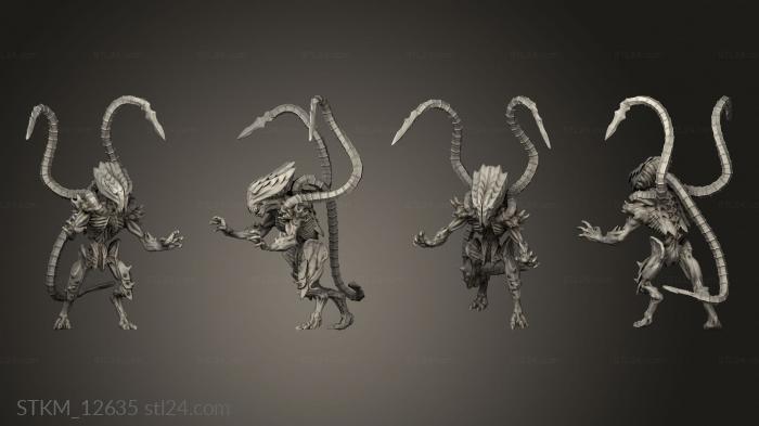 Figurines heroes, monsters and demons (Characters royal stalker, STKM_12635) 3D models for cnc