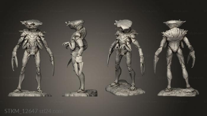 Figurines heroes, monsters and demons (chrustian seabourne, STKM_12647) 3D models for cnc