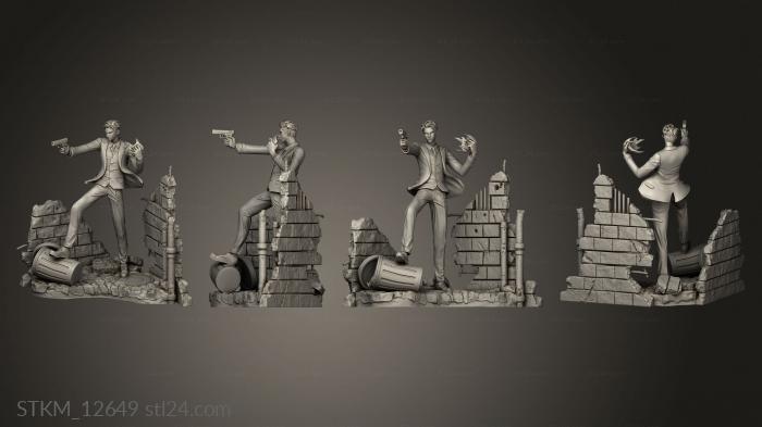 Статуэтки герои, монстры и демоны (Фальсификатор Лойда Чуйской фабрики, STKM_12649) 3D модель для ЧПУ станка