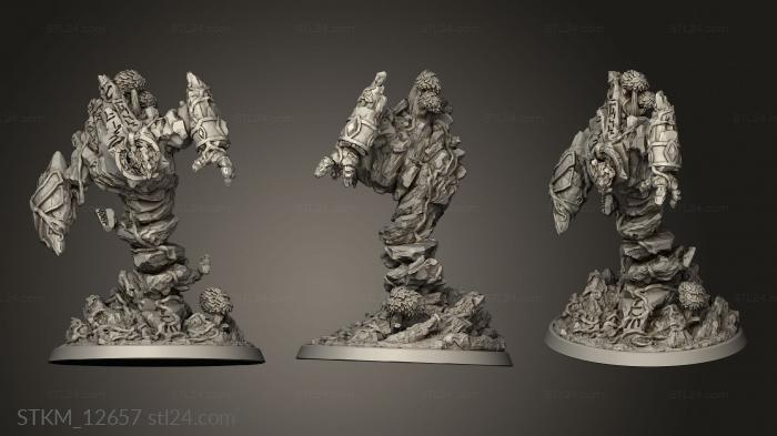 Figurines heroes, monsters and demons (City Portals Adorned Earth Elemental FN AC, STKM_12657) 3D models for cnc