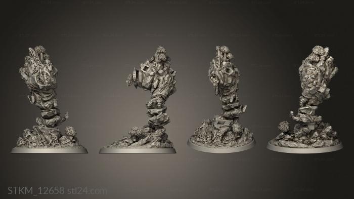 Figurines heroes, monsters and demons (City Portals Adorned Earth Elemental FNAC, STKM_12658) 3D models for cnc