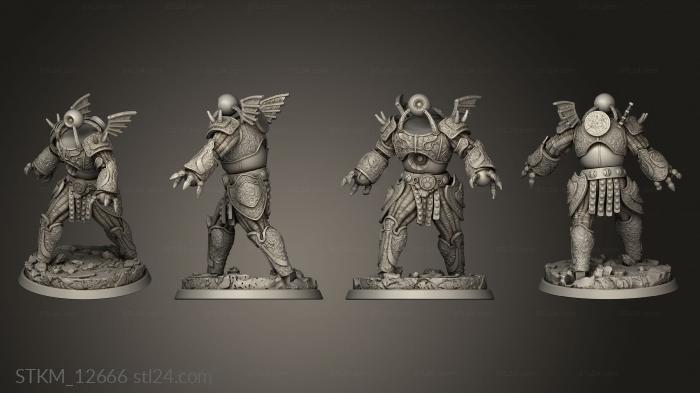 Figurines heroes, monsters and demons (City Portals Cit Denizens Marut AC, STKM_12666) 3D models for cnc