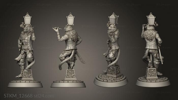 Figurines heroes, monsters and demons (City Portals Rakshasa Hex Fingers FNAC, STKM_12668) 3D models for cnc