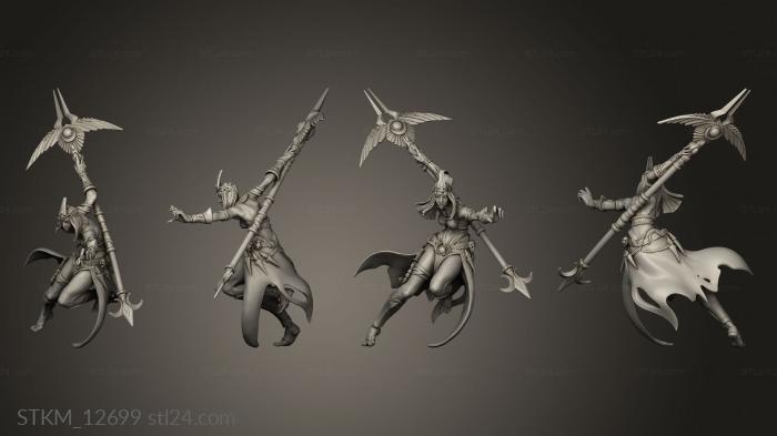 Figurines heroes, monsters and demons (Dalia, STKM_12699) 3D models for cnc