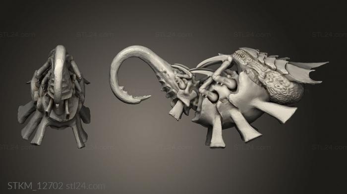 Figurines heroes, monsters and demons (COOL thing Zoanthropes z, STKM_12702) 3D models for cnc