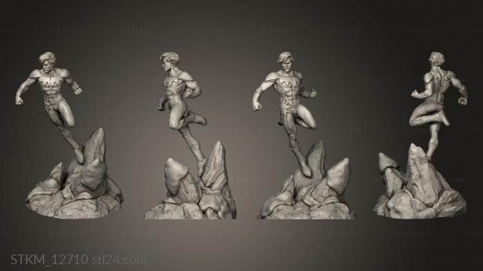 Figurines heroes, monsters and demons (Wonder Twin One ns, STKM_12710) 3D models for cnc