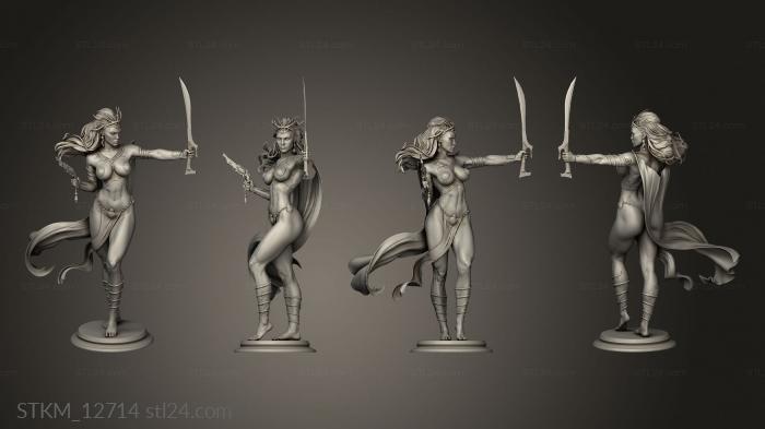 Figurines heroes, monsters and demons (Deejah Toris nsfw, STKM_12714) 3D models for cnc