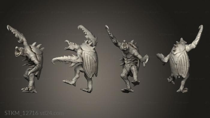Figurines heroes, monsters and demons (Corrupted Forest Hook Horror One Claw Attack, STKM_12716) 3D models for cnc
